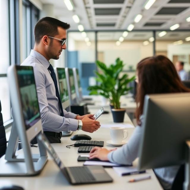 How Office Automation Affects Mid-Level Management Decisions